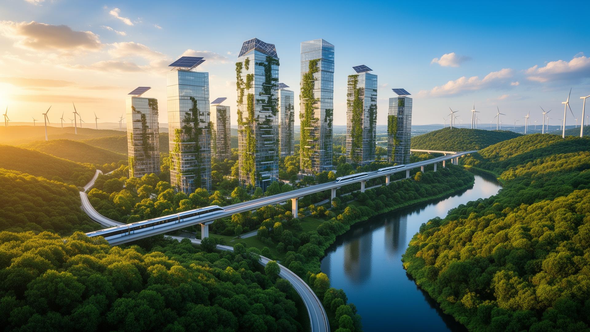 Futuristic sustainable city